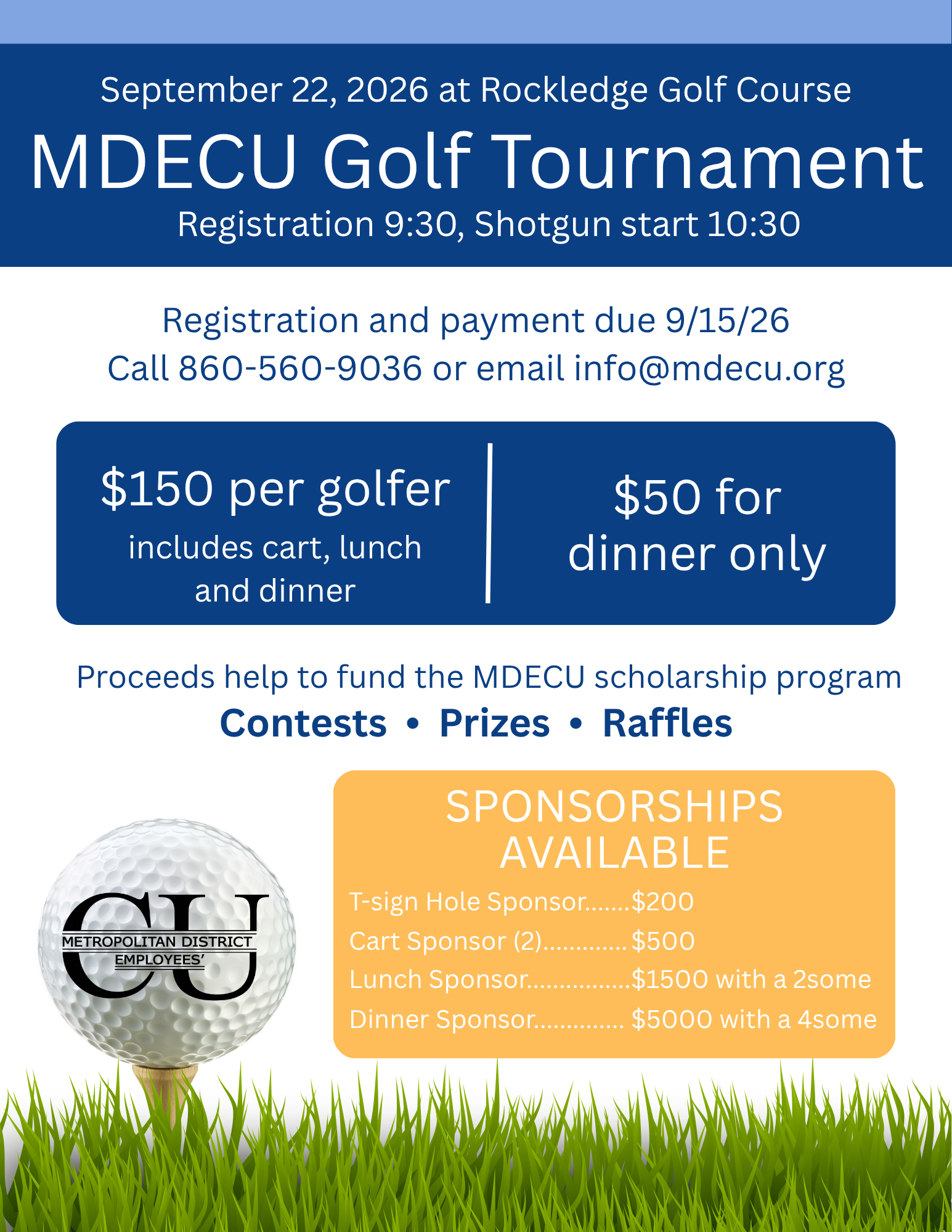 MDECU Golf Tournament 2026